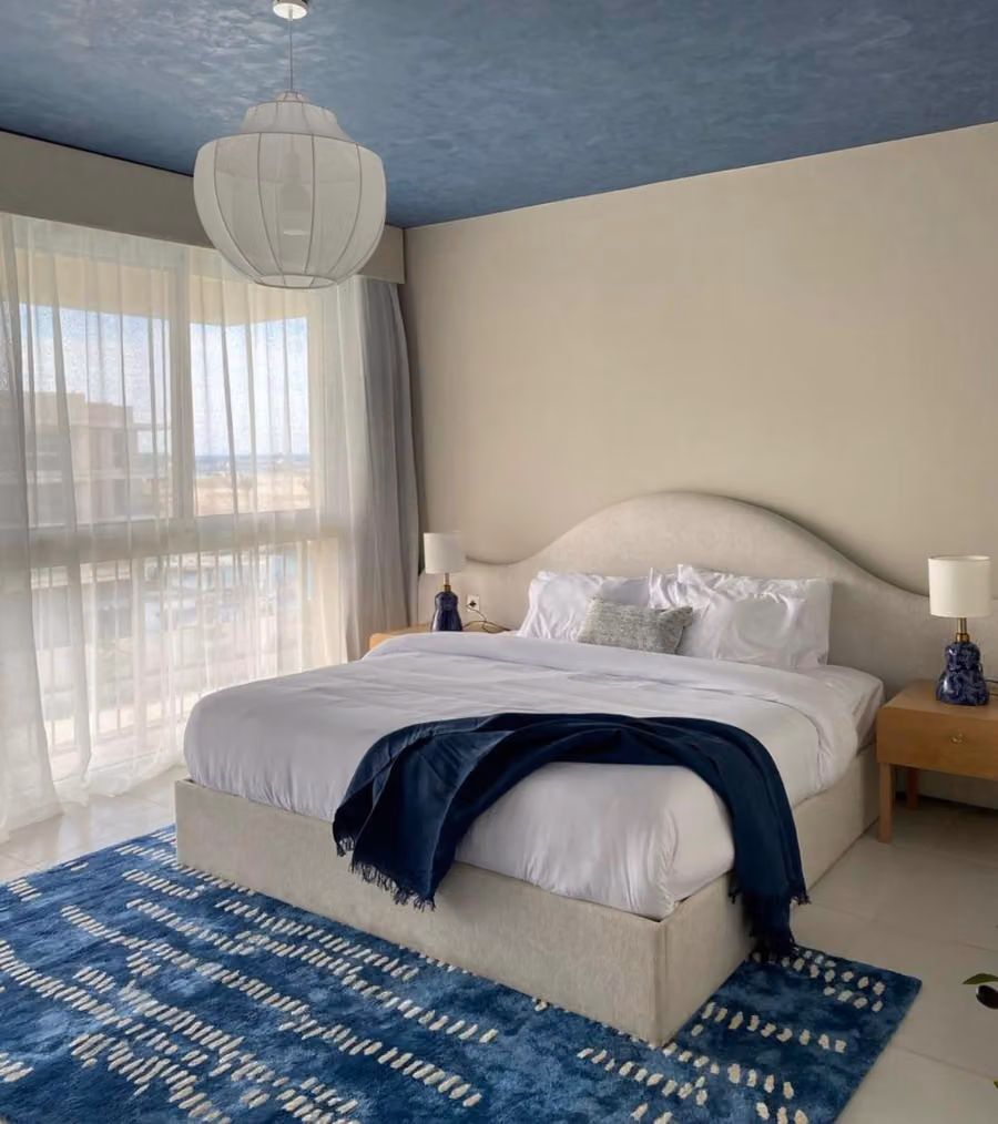 Vision Rug shown in an editorial setting
