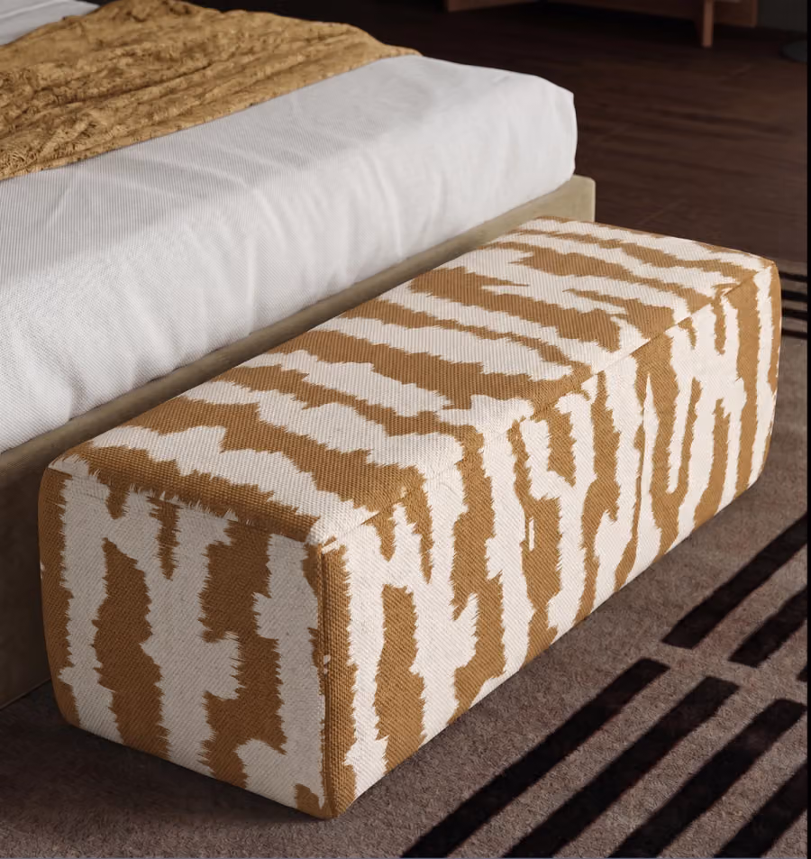 Okhdoud Fabric shown in an editorial setting