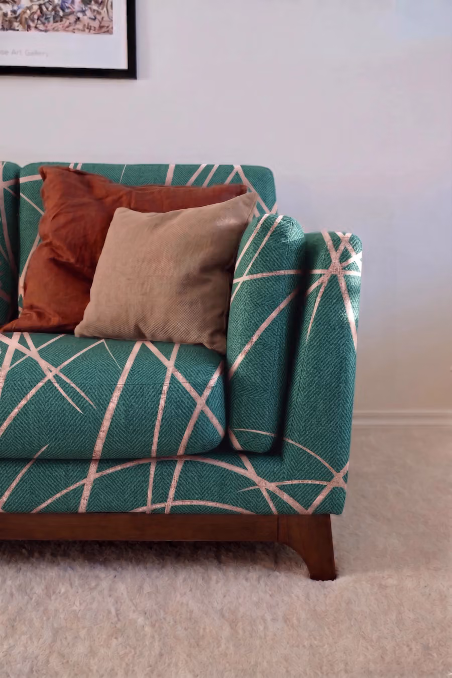 Victorum Fabric shown in an editorial setting
