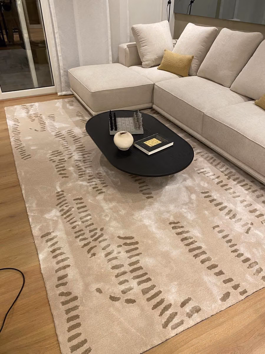 Vision Rug shown in an editorial setting