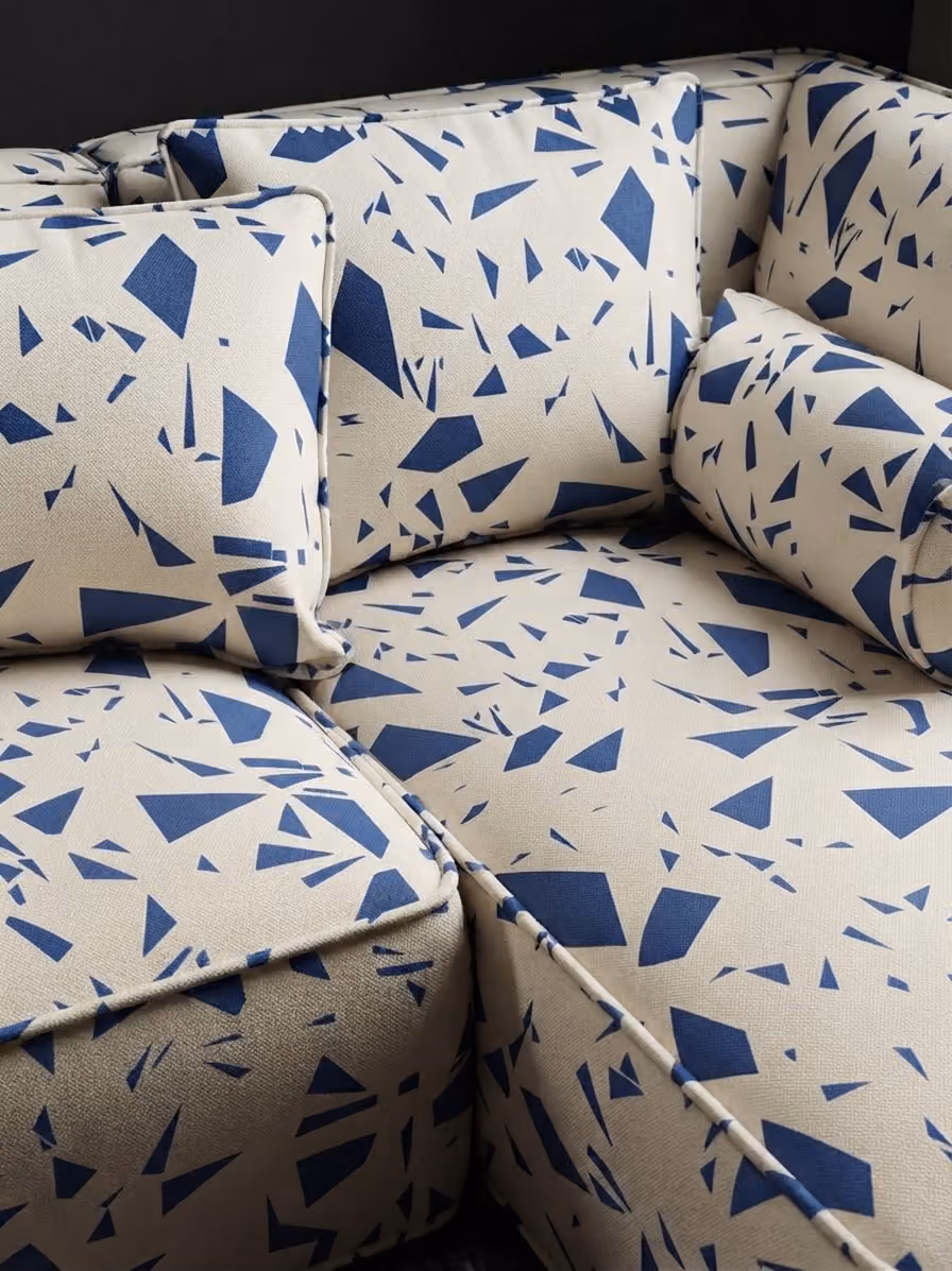 Fractal Fabric shown in an editorial setting