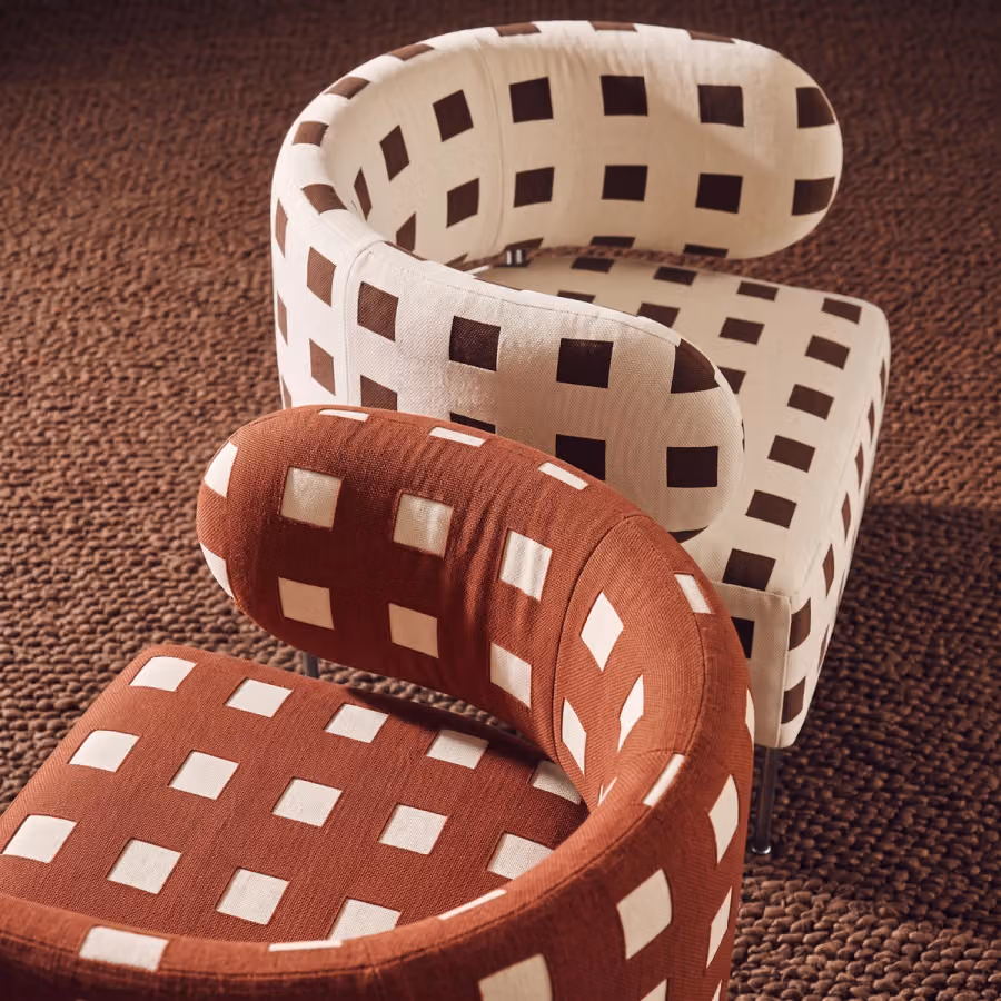 Hanker Fabric shown in an editorial setting