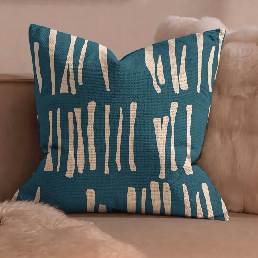 Bark Fabric shown in an editorial setting
